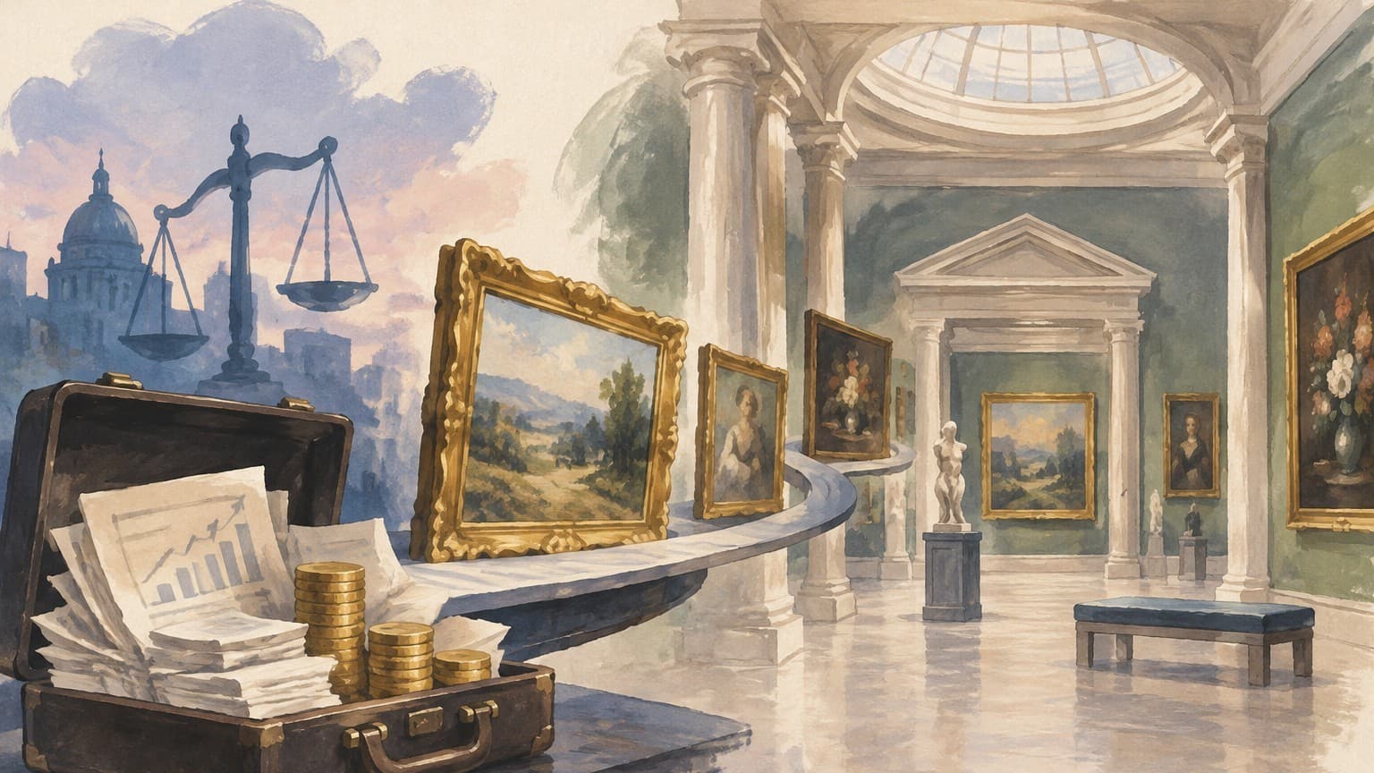 Illustration: National Gallery to Show Works Acquired Through Tax Schemes